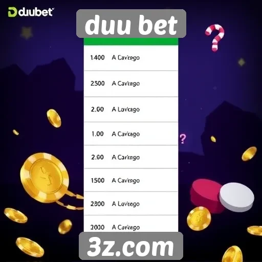 Ofertas de bônus disponíveis na plataforma duu bet